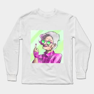 Old Lady Don't Care Long Sleeve T-Shirt